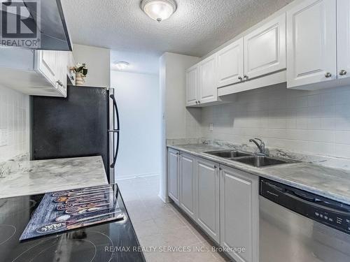 #609 -2900 Battleford Rd, Mississauga, ON - Indoor Photo Showing Kitchen With Double Sink