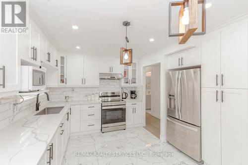 7277 Redfox Rd, Mississauga, ON - Indoor Photo Showing Kitchen With Upgraded Kitchen