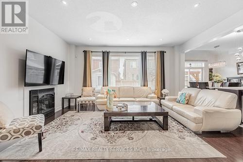71 Humberstone Crescent, Brampton, ON - Indoor Photo Showing Living Room With Fireplace