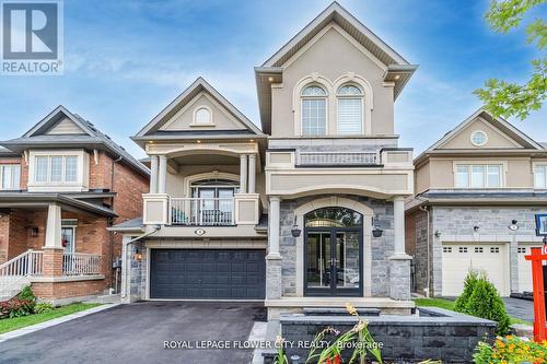 36 Attraction Drive, Brampton, ON - Outdoor With Balcony With Facade