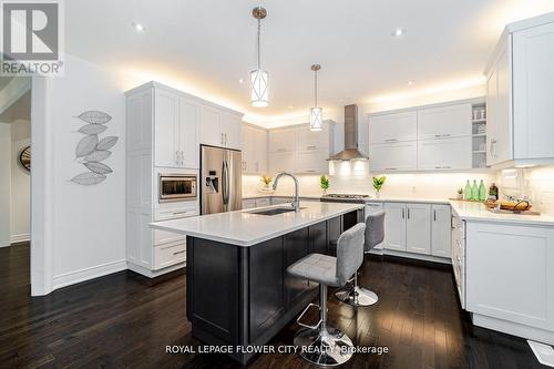 36 Attraction Drive, Brampton, ON - Indoor Photo Showing Kitchen With Upgraded Kitchen