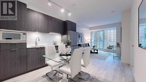 #S409 -8 Olympic Gdn Dr, Toronto, ON - Indoor Photo Showing Kitchen With Upgraded Kitchen