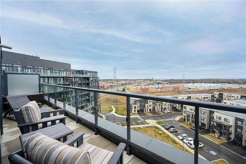 Huge Balcony with Southern Views - 3210 Dakota Common|Unit #A907, Burlington, ON - Outdoor With Balcony With View
