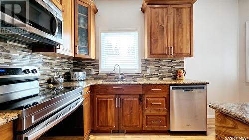 115 Anne Street, Wawota, SK - Indoor Photo Showing Kitchen With Stainless Steel Kitchen