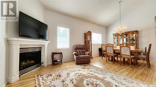 115 Anne Street, Wawota, SK - Indoor With Fireplace