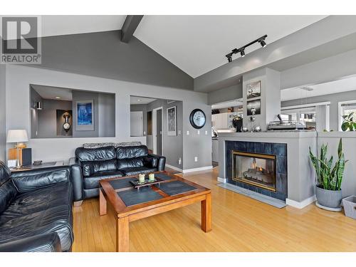 16762 Commonage Road, Lake Country, BC - Indoor Photo Showing Living Room With Fireplace