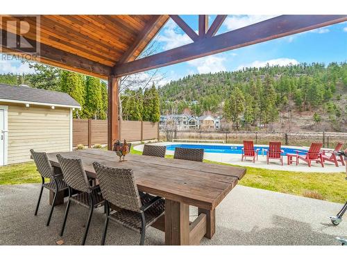 1295 Rodondo Place, Kelowna, BC - Outdoor With In Ground Pool With Deck Patio Veranda With Exterior