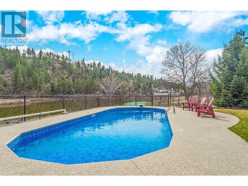 1295 Rodondo Place, Kelowna, BC - Outdoor With In Ground Pool With Backyard