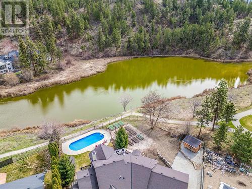 1295 Rodondo Place, Kelowna, BC - Outdoor With In Ground Pool With View