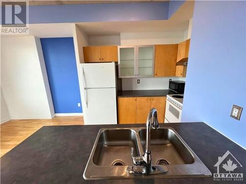 180 York Street Unit#1102, Ottawa, ON - Indoor Photo Showing Kitchen With Double Sink