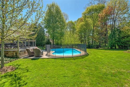 798 King Road, Burlington, ON - Outdoor With In Ground Pool With Backyard