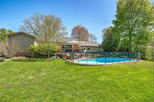 798 King Road, Burlington, ON - Outdoor With In Ground Pool With Backyard