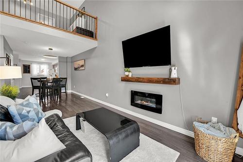 33 Powell Lane, Haldimand County, ON - Indoor Photo Showing Living Room With Fireplace