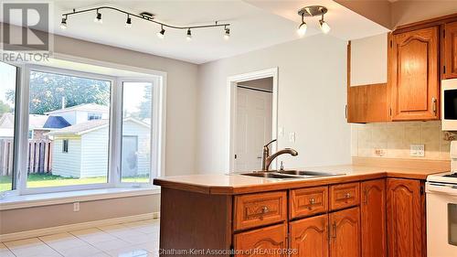 19 Joanne Street, Chatham, ON - Indoor Photo Showing Kitchen With Double Sink