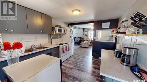 29 Carlton Street, Redvers, SK - Indoor Photo Showing Kitchen With Double Sink