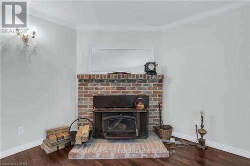 15772 Turin Line, Chatham-Kent, ON - Indoor Photo Showing Living Room With Fireplace