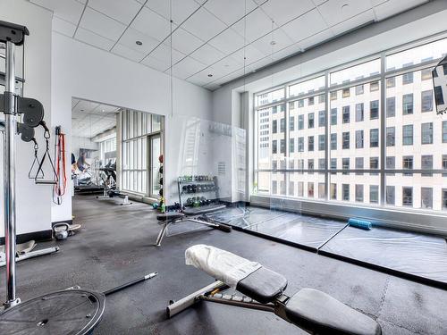 Exercise room - Ph2204-1225 Boul. Robert-Bourassa, Montréal (Ville-Marie), QC - Indoor Photo Showing Gym Room