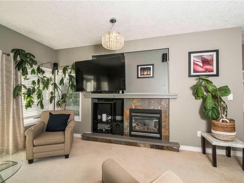 574 Pacific Ridge, Langford, BC - Indoor Photo Showing Living Room With Fireplace