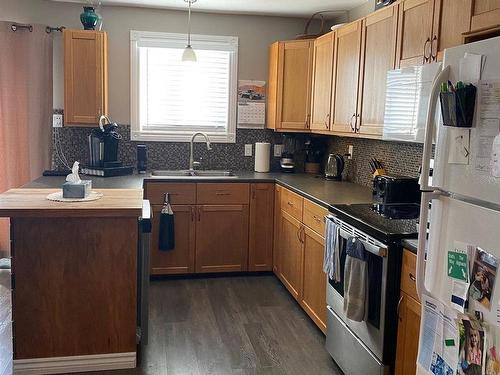 199 Centennial Drive, Longlac, Greenstone, ON - Indoor Photo Showing Kitchen With Double Sink