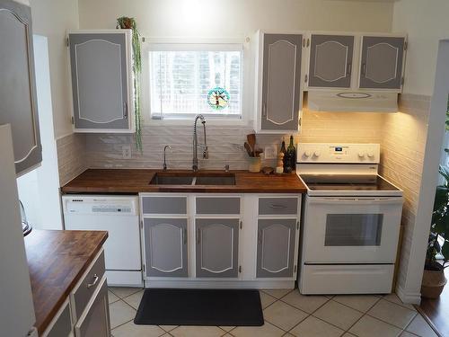 14 Graham Crescent, Marathon, ON - Indoor Photo Showing Kitchen With Double Sink