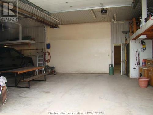 13725 Spence Line, Chatham-Kent, ON - Indoor Photo Showing Garage