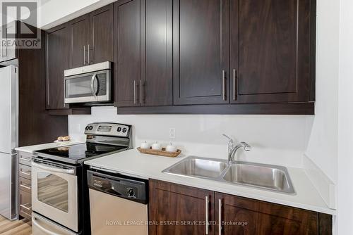 308 - 222 Finch Avenue W, Toronto, ON - Indoor Photo Showing Kitchen With Double Sink