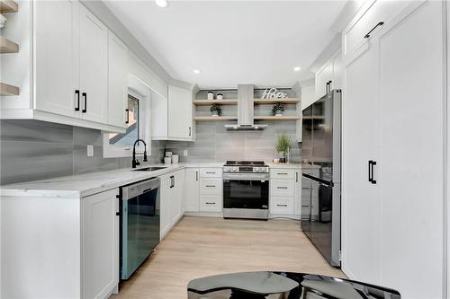 178 Seminole Road, Ancaster, ON - Indoor Photo Showing Kitchen With Stainless Steel Kitchen With Upgraded Kitchen