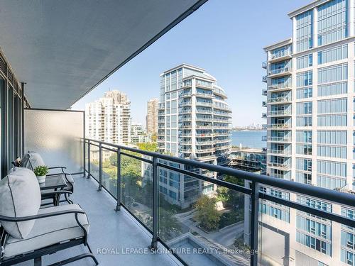 1012-2121 Lake Shore Blvd W, Toronto, ON - Outdoor With Balcony With Exterior