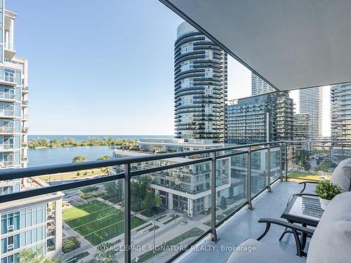 1012-2121 Lake Shore Blvd W, Toronto, ON - Outdoor With Body Of Water With Balcony With View