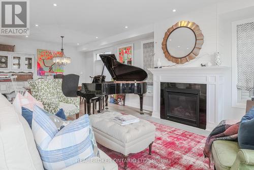 579 Victoria Street, Scugog, ON - Indoor Photo Showing Living Room With Fireplace