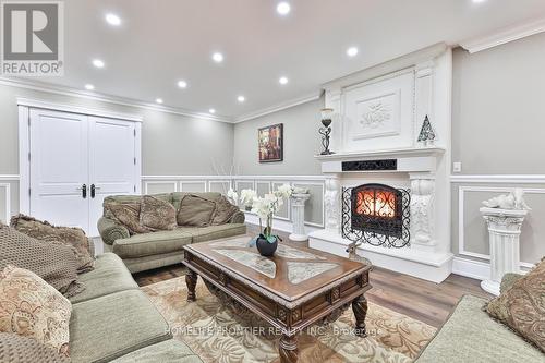7645 16Th Sideroad, King, ON - Indoor Photo Showing Living Room With Fireplace