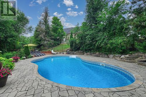 7645 16Th Sdrd, King, ON - Outdoor With In Ground Pool With Backyard