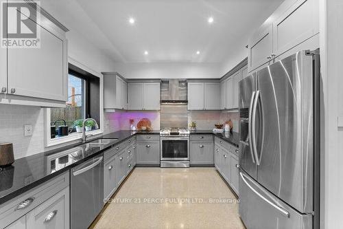27 Thatcher Ave, Toronto, ON - Indoor Photo Showing Kitchen With Double Sink With Upgraded Kitchen