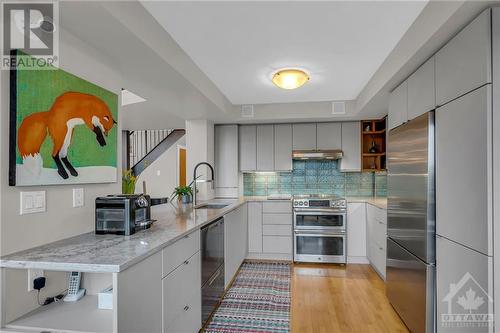 29 Main Street Unit#303, Ottawa, ON - Indoor Photo Showing Kitchen With Upgraded Kitchen