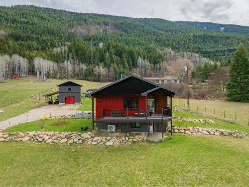 2346 Upper Glade Road, Glade, BC - Outdoor With Deck Patio Veranda With View