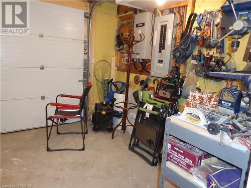 Work Shop - 150 Cambridge Street, Paisley, ON - Indoor Photo Showing Garage