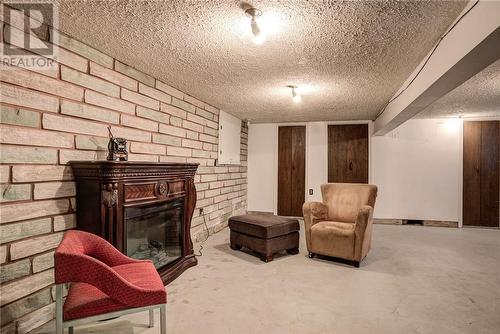 184 Finnwoods Road, Lively, ON - Indoor With Fireplace