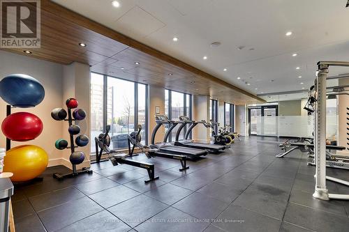 #1008 -21 Park St E, Mississauga, ON - Indoor Photo Showing Gym Room