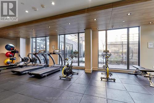 #1008 -21 Park St E, Mississauga, ON - Indoor Photo Showing Gym Room