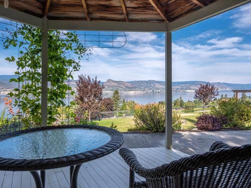 2356 Gammon Road, Naramata, BC - Outdoor With Body Of Water With Deck Patio Veranda With View