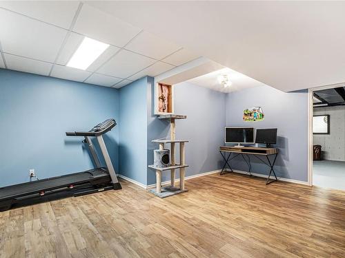 970 Colonia Dr, Ladysmith, BC - Indoor Photo Showing Gym Room