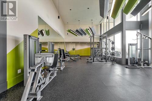 1181 Sunset Drive Unit# 905, Kelowna, BC - Indoor Photo Showing Gym Room