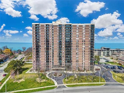 Steps to the lake - 301 Frances Avenue|Unit #203, Stoney Creek, ON - Outdoor With Facade With View