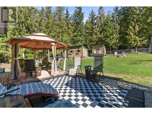7688 Mountain Drive, Anglemont, BC - Outdoor With Deck Patio Veranda With Backyard