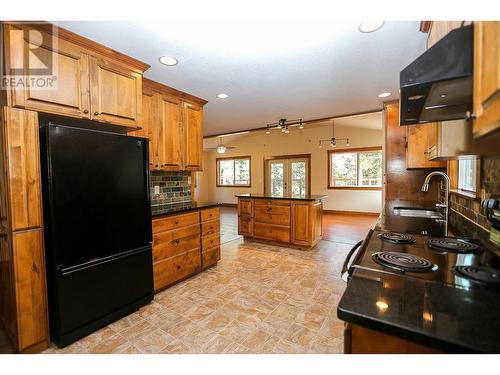 4598 Cedar Hill Road, Falkland, BC - Indoor Photo Showing Kitchen With Double Sink