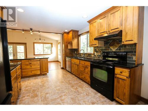 4598 Cedar Hill Road, Falkland, BC - Indoor Photo Showing Kitchen