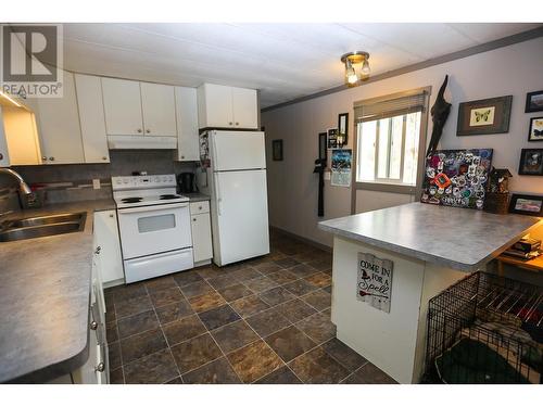 4598 Cedar Hill Road, Falkland, BC - Indoor Photo Showing Kitchen With Double Sink