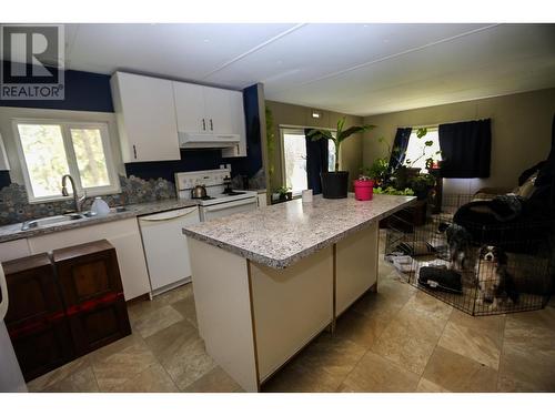 4598 Cedar Hill Road, Falkland, BC - Indoor Photo Showing Kitchen With Double Sink