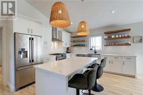161 Pine View Drive, West Grey, ON - Indoor Photo Showing Kitchen With Double Sink With Upgraded Kitchen
