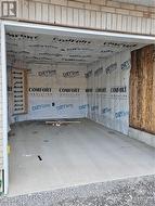 oversize single garage is almost ready for a homeowner - 